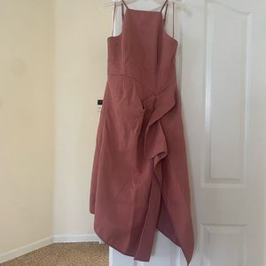 C/MEO collective long dusty rose dress